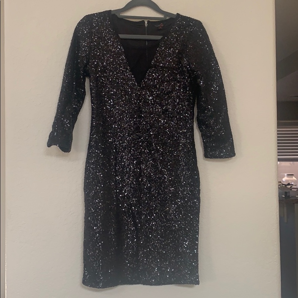 Sequin mini dress